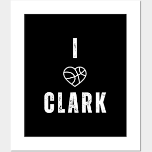 I love Clark Jersey white Posters and Art